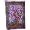 AVA Collections Arazzo da parete con albero della vita, arazzo bohémien bohémien, telo da spiaggia (viola, 101,6 x 76,2 cm)