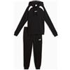 Puma - Tuta con Cappuccio da Donna Sweat Fleece, Nero