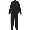 Puma - Tuta Full Zip da Donna Essential+Rhinestone Fleece, Nero