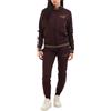Puma - Tuta Full Zip da Donna Essential+Rhinestone Fleece, Marrone