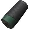 Aublinto Coprivolante cucito a mano, con cuciture che assorbono il sudore, in pelle, per volanti da 38 cm, universale, per tutte le stagioni, verde scuro