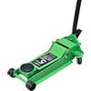PrimeUtensili Cric Idraulico Professionale da Pavimento, 5 Tonnellate, Doppia Pompa, Altezza 90-550mm, Telaio Lungo