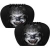 Moritale 2 Pezzi Copri Poggiatesta Auto Horror Halloween Copri Poggiatesta Auto Paura Faccia di Fantasma