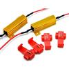 Mintice™ 2 X resistenza di carico 50W 6 ohm correzione lampadina iper Flash sua volta auto segnale lampeggiante moto