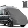 ZWPARTS Copertura del Parabrezza Auto Personalizzato per VW Crafter 2017-2024, Blocca i Raggi UV, 420D Tessuto Oxford Copertura Auto Resistente Alle Intemperie Copre Intero Cofano