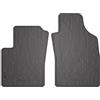 MOTOS Tappetini Auto Anteriori per Fiat 500 dal 2007 - Tappetini Auto Gomma Robusto e Flessibile 100% Gomma, Tappetino Auto con Tappi Compatibili, Design Unico per Autisti Esigenti