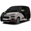 Opaltool Telo Copriautoda da Esterno Adatto a Citroën Berlingo 2018-2023 | Copertura Completa per Auto con Cerniera Della Porta, Serratura e Bande Antivento per la Protezione da Sole, Neve e Polvere