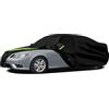 JinsenTGG Telo Copriauto Compatibile con SAAB 9-3 1998-2014, Copertura Auto Protettiva, Telone per Garage Completo Impermeabile con Cerniera Strisce Riflettenti, Protezione da Neve e Polvere
