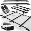 CHROMEMASTER | Barre Longitudinali Tetto e Barre Portatutto Compatibili con Fiat Doblò L1 CORTO 2010-2022 | Kit Dedicato per il Trasporto di Carico, Attrezzature, Box e Piattaforma da Tetto