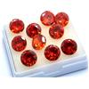 Gravity Gems Naturale Arancione Zircone Taglio Rotondo 6 MM Cambodian Certificato 60 Pz Gemma