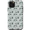 Night Creatures Custodia per iPhone 11 Pro Apothecary Toile, motivo Witchcore, verde notte, bianco