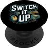 Gaming Enthusiast Networking Tech Fans Switch It Up Rete di gioco Umorismo tecnico PopSockets PopGrip Adesivo