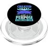 Wholesome Church Style With Christian Bi Creato con uno scopo stabilito 2019 Bibbia Tema Compleanno PopSockets PopGrip per MagSafe