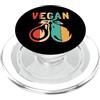 Best Raw Vegan Food Recipes Diet Books K Veganismo vegetariano vegano vegano a base vegetale retrò crudo PopSockets PopGrip per MagSafe