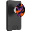 Thermal Heatmap Wave Effect Abstract Liq Motivo astratto fumé arancione viola aura Halloween PopSockets PopWallet per MagSafe
