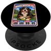 Funny Retro Baseball Card Dog Owner Love Carte da scambiare sport vintage anni '70 '80 del Bovaro PopSockets PopGrip Adesivo