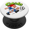 Nani Fuori di Testa Regali Divertenti e Calcialo Nano Calcio Regalo Divertente per Calciatore PopSockets PopGrip Adesivo
