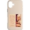 Inspiration From Saints and Sinners Merc Custodia per iPhone 16 Plus Inizia ad essere coraggioso Inspirational citazione di Santa Caterina