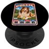 Funny Retro Baseball Card Dog Owner Love Carta collezionabile sportiva Collie Vintage anni '70 '80 PopSockets PopGrip Adesivo