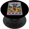 Funny Retro Baseball Card Dog Owner Love Carte collezionabili sportive vintage belga Malinois anni '70 anni '80 PopSockets PopGrip Adesivo