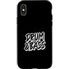 Drum N Bass Gift Custodia per iPhone X/XS Batteria E Basso Junglist DnB