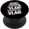 VLAN Designs Divertente VLAN per ingegnere di rete PopSockets PopGrip Adesivo