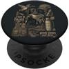 Hunting Lake Weekend Vintage Retriever Cane Anatra Caccia Palude All'aperto PopSockets PopGrip Adesivo