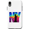 Bahaa's Tee Custodia per iPhone XR New York, orizzonte, termico, colore, arte