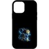 90s Vintage Airbrush Washout Graphics Custodia per iPhone 12 mini Mothman Occhi Rossi Alati Cryptid Moonlit Mountain Art