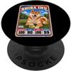 Funny Retro Baseball Card Dog Owner Love Carta collezionabile sportiva Shiba Inu Vintage anni '70 '80 PopSockets PopGrip Adesivo
