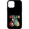 Best Raw Vegan Food Recipes Diet Books K Custodia per iPhone 12 mini Veganismo vegetariano vegano vegano a base vegetale retrò crudo