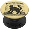 TheMaesthetics Feline Engineering Maglietta vintage con gatto vuoto, gotico, felino, spettrale PopSockets PopGrip Adesivo