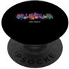 sao paulo Watercolor Skyline city Sao Paolo Acquerello Souvenir linea cielo PopSockets PopGrip Adesivo
