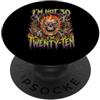 Im Not Thirty Im Twenty Ten Funny 30th B Io non sono 30 Im 20 Dieci Compleanno PopSockets PopGrip Adesivo