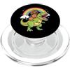 Segugio Cane Da Caccia T-rex Carino Bamb Segugio Dinosauro T-rex PopSockets PopGrip per MagSafe