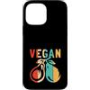 Best Raw Vegan Food Recipes Diet Books K Custodia per iPhone 13 Pro Max Veganismo vegetariano vegano vegano a base vegetale retrò crudo