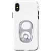 Miftees Metal Detecting Tees Custodia per iPhone X/XS Scheda lattina di soda in alluminio