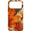 Fall Leaves Pumpkins Halloween Autumn Th Custodia per iPhone 17 Pro Max Motivo autunnale vintage con zucca e foglie d'acero