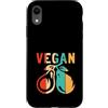 Best Raw Vegan Food Recipes Diet Books K Custodia per iPhone XR Veganismo vegetariano vegano vegano a base vegetale retrò crudo