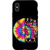 Christian Softball Player Gifts Women Gi Custodia per iPhone X/XS Posso fare tutte le cose attraverso Christ Christian Softball
