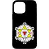 Signs and Symbolism Custodia per iPhone 13 Pro Max Esagramma di Salomone alias Sigillo di Salomone