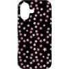 Cute Retro 2000s Stars Pattern Y2K Girli Custodia per iPhone 17 Nero e Rosa Stelle Y2K Girly Modello Estetico