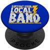Music Triangle Sostieni la tua band locale Rock Music Lightning PopSockets PopGrip Adesivo