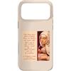 Inspiration From Saints and Sinners Merc Custodia per iPhone 17 Pro Max Inizia ad essere coraggioso Inspirational citazione di Santa Caterina