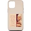 Inspiration From Saints and Sinners Merc Custodia per iPhone 12/12 Pro Inizia ad essere coraggioso Inspirational citazione di Santa Caterina