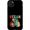 Best Raw Vegan Food Recipes Diet Books K Custodia per iPhone 11 Pro Max Veganismo vegetariano vegano vegano a base vegetale retrò crudo