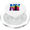 Bahaa's Tee New York, orizzonte, termico, colore, arte PopSockets PopGrip per MagSafe
