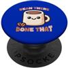Kawaii Triangle Bean There Done That, simpatica tazza da caffè con gioco di parole PopSockets PopGrip Adesivo
