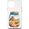 Monument Valley Arizona in a Glass Jar Custodia per iPhone 12 mini Monument Valley Arizona | Parco tribale Navajo in un barattolo di vetro