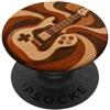 Luthier Instrument Builder Designs Retro chitarra elettrica Mosaico Intarsio PopSockets PopGrip Adesivo